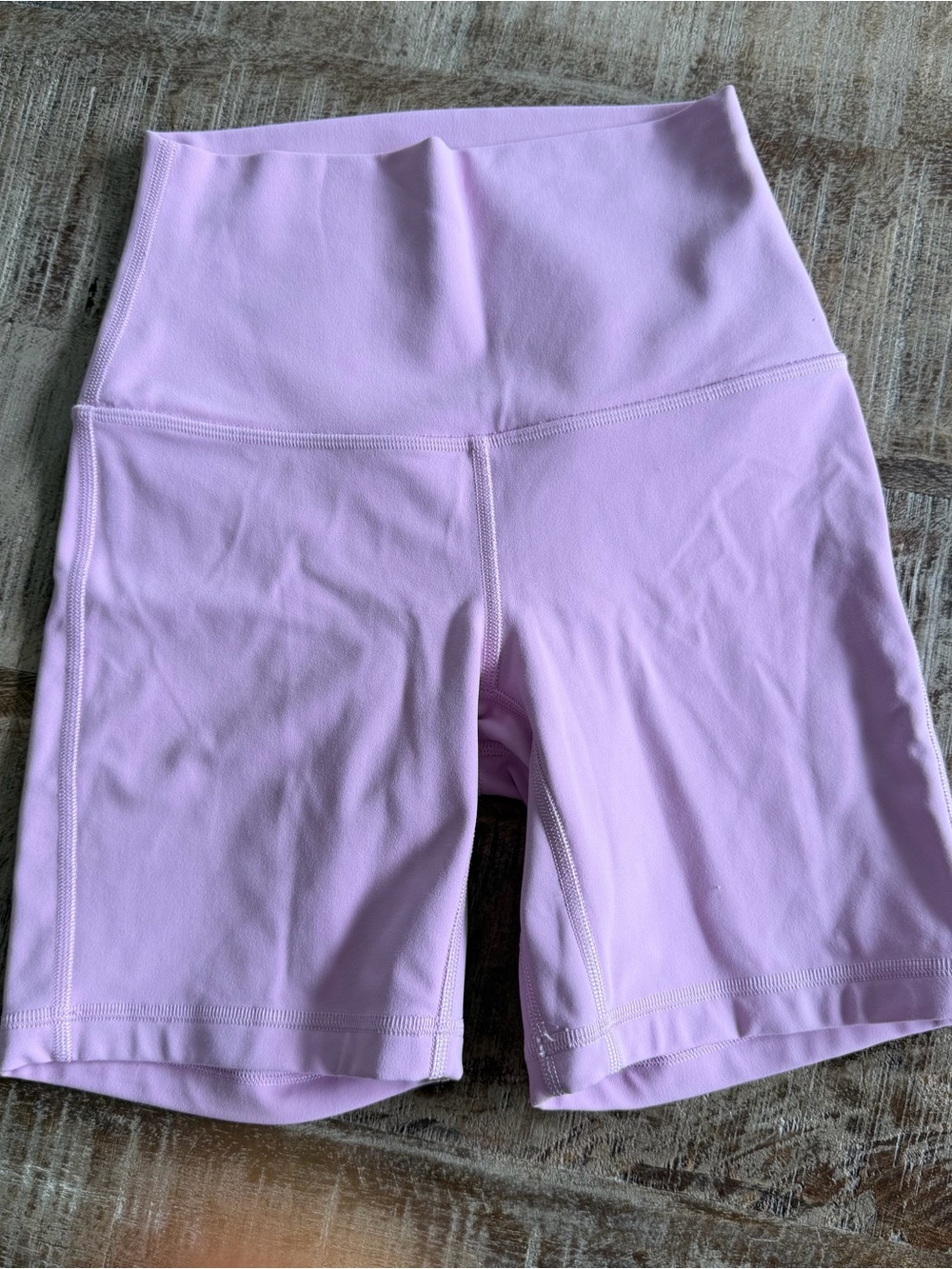 Lululemon Pink Align Biker Shorts Size 2